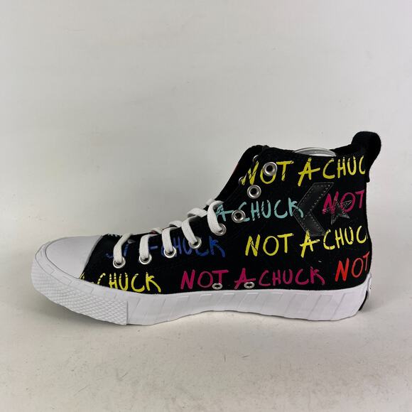 Converse untitled hi not a Chuck mens size 10.5 multi rainbow athletic shoes NEW - Picture 6 of 11